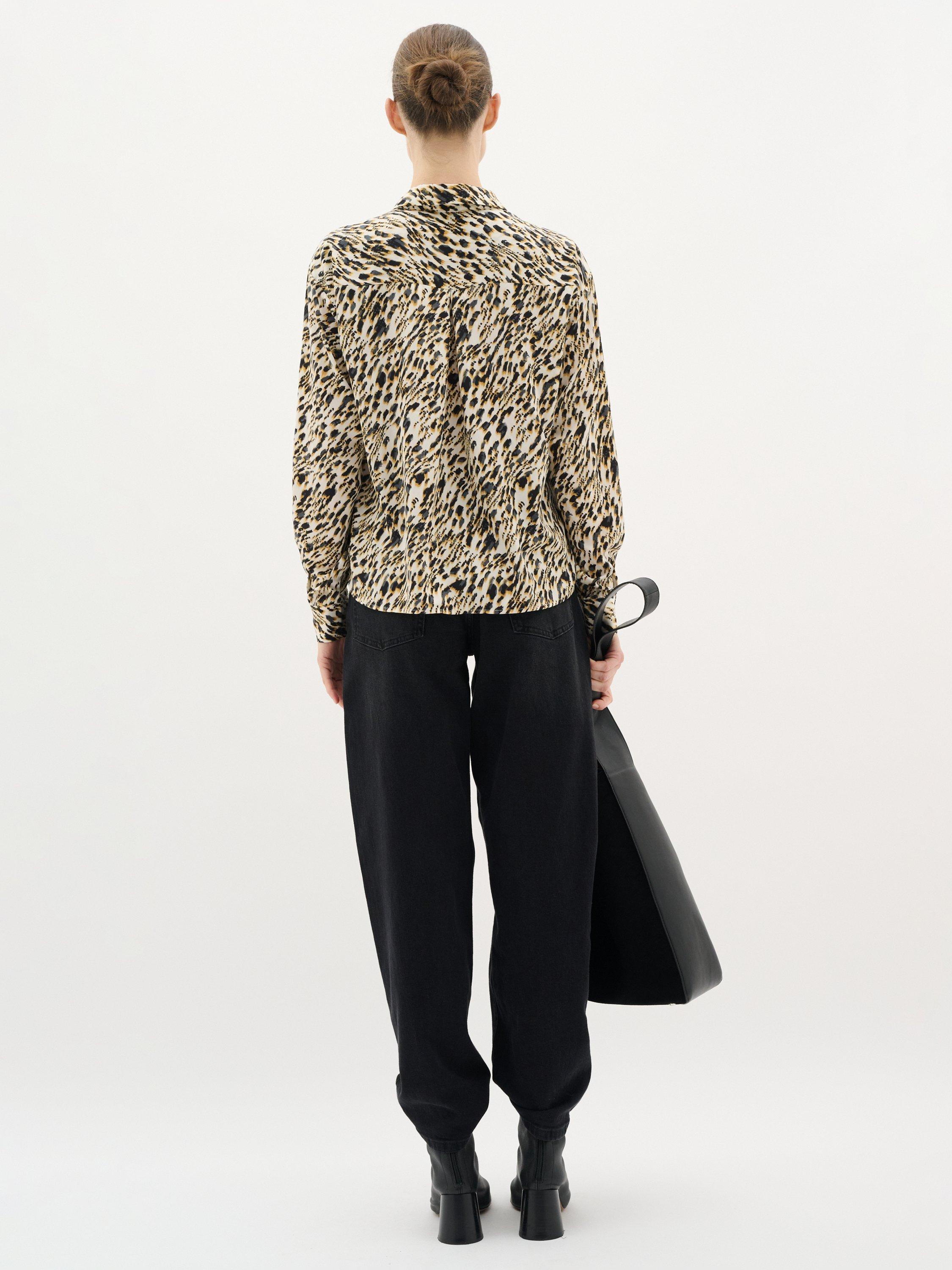 Product image 2 of 6, which shows InWear Kinley Abstract Animal Print Shirt, Multi, 8