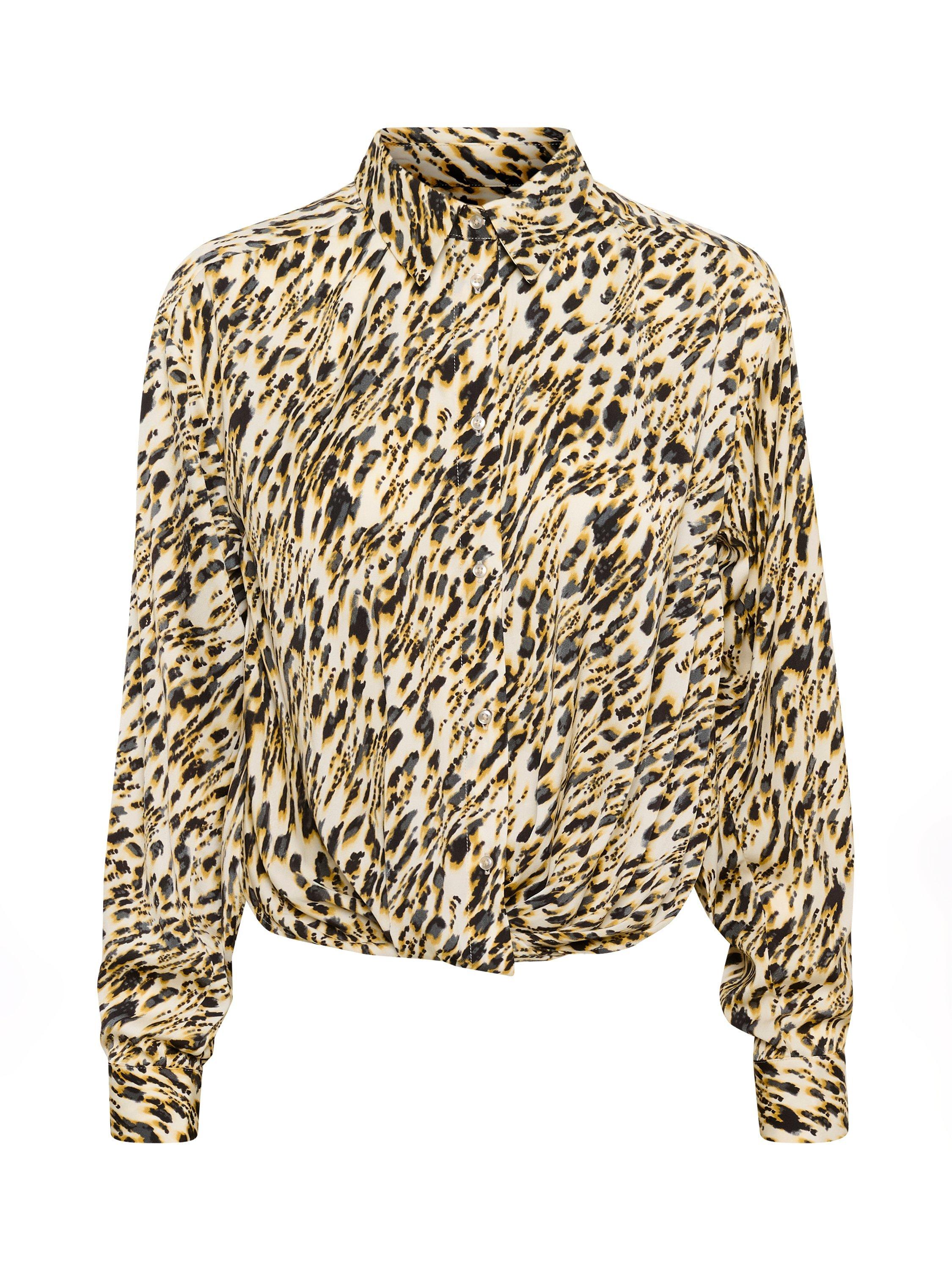 Product image 5 of 6, which shows InWear Kinley Abstract Animal Print Shirt, Multi, 8