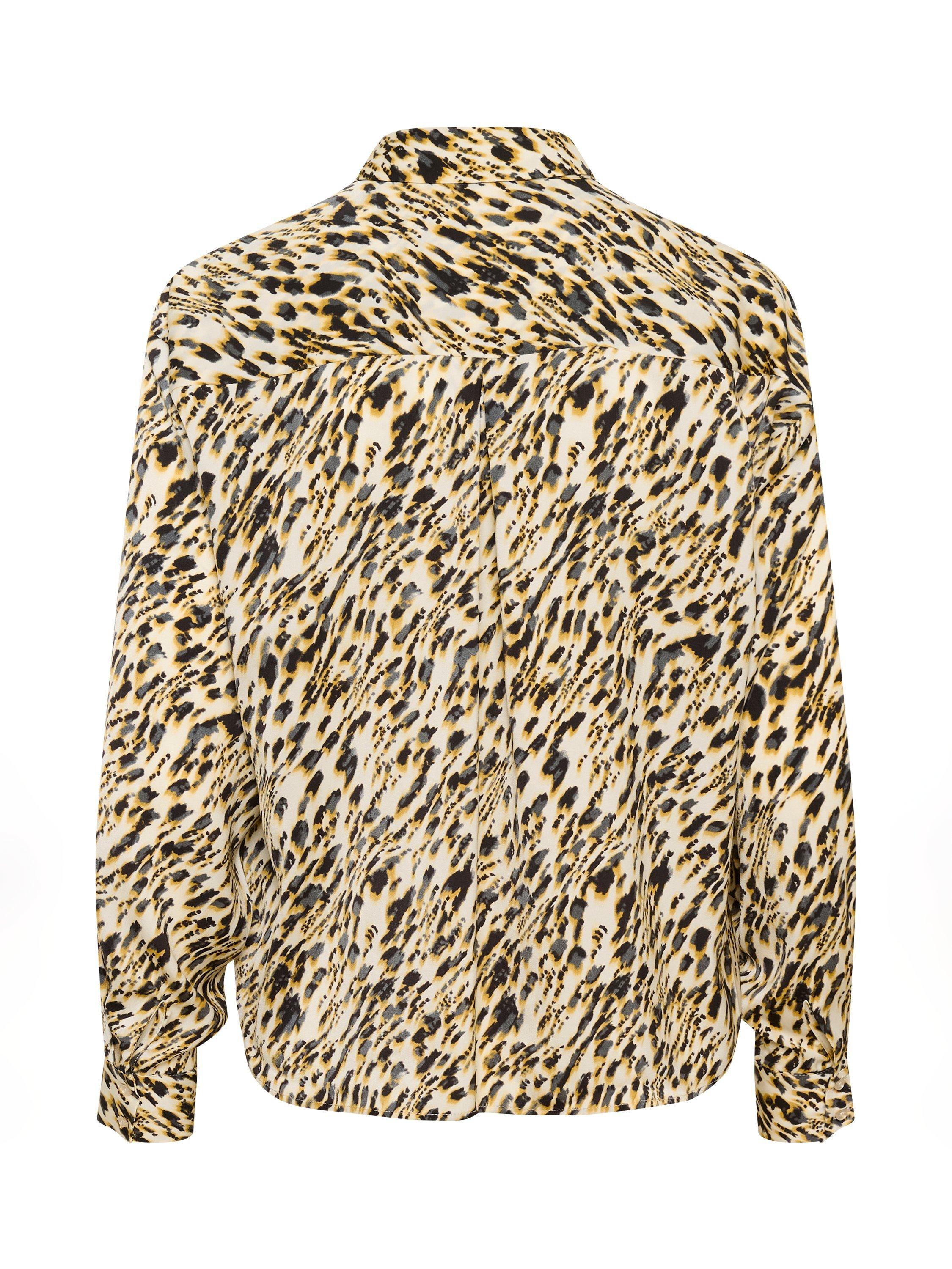 Product image 6 of 6, which shows InWear Kinley Abstract Animal Print Shirt, Multi, 8