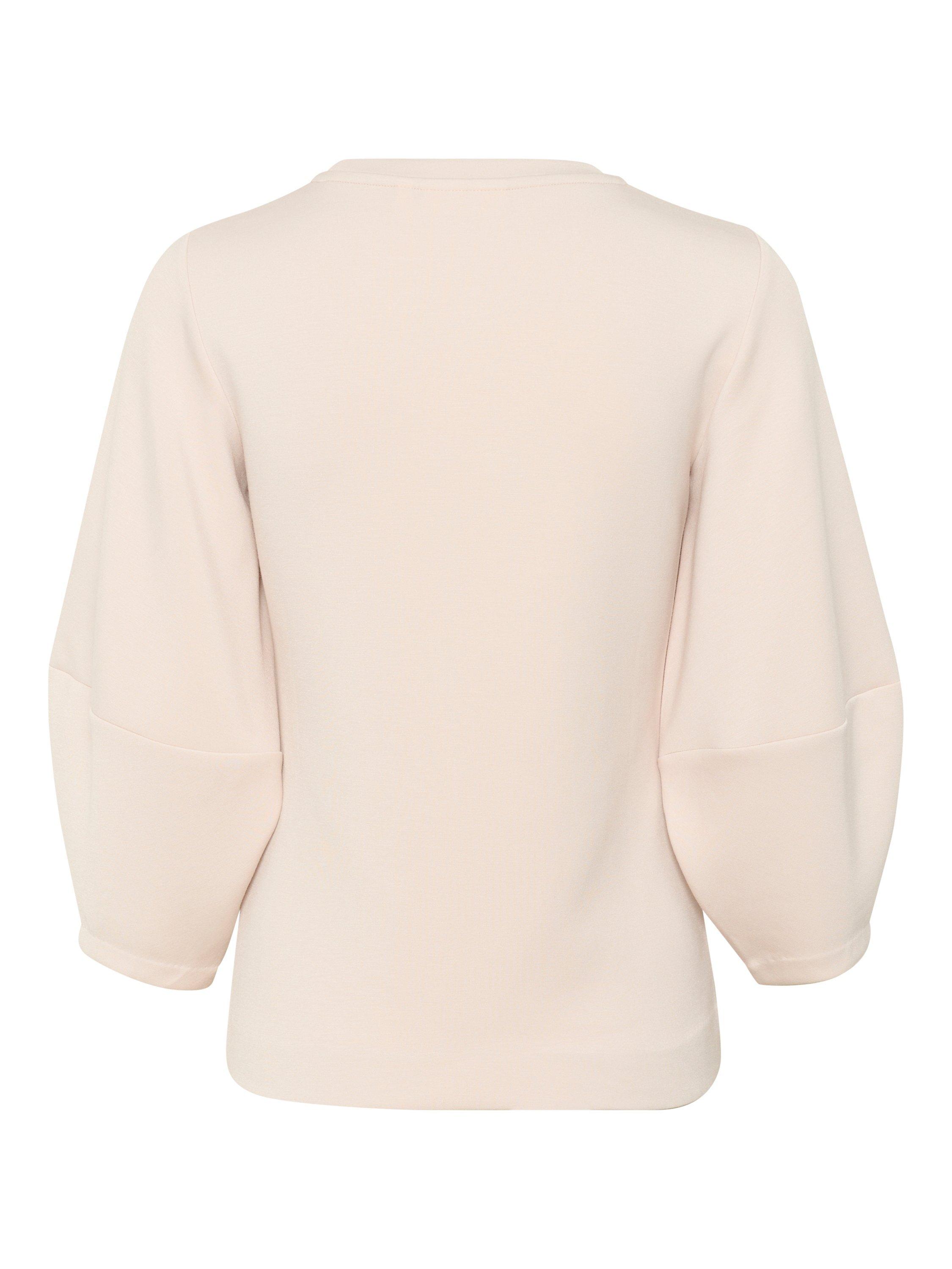 Product image 6 of 6, which shows InWear Pari Round Neck Jersey Top, Natural Beige, XS
