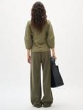 InWear Pari Round Neck Jersey Top, Mid Green, Mid Green