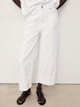 Mango Gala Wide Leg Jeans, White