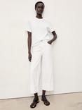 Mango Gala Wide Leg Jeans, White
