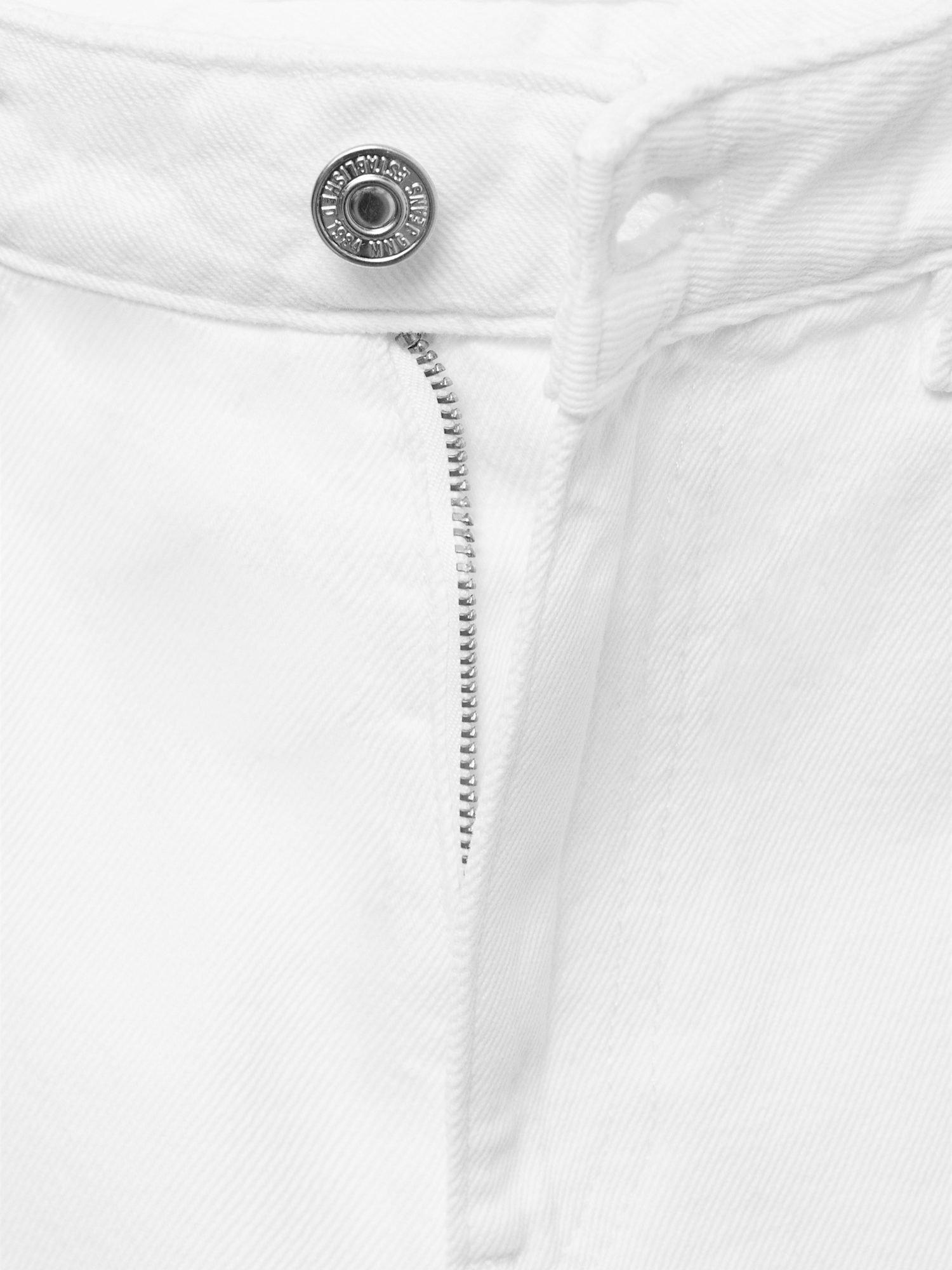 Product image 8 of 8, which shows Mango Gala Wide Leg Jeans, White, 4