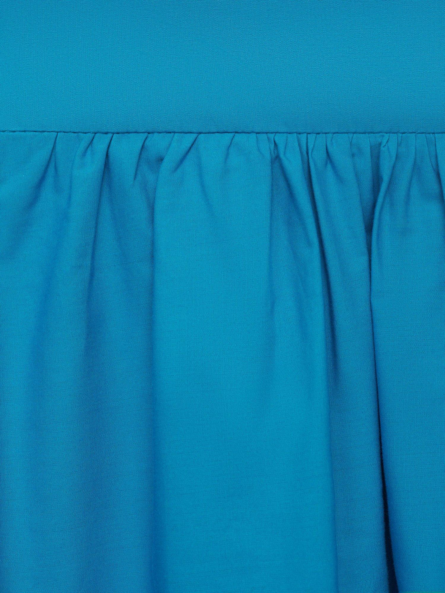 Product image 7 of 7, which shows Mango Daiquiri Tiered Maxi Skirt, Medium Blue, 10