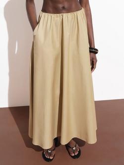 Mango Romeo Midi Skirt, Light Beige, Light Beige
