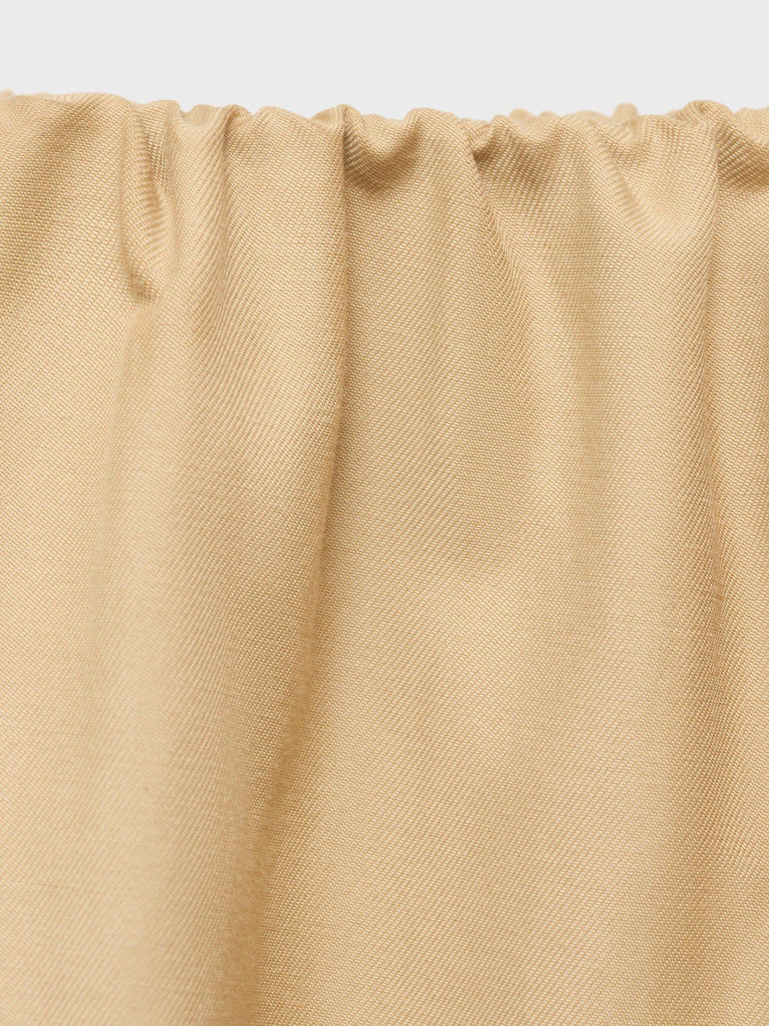 Product image 5 of 7, which shows Mango Romeo Midi Skirt, Light Beige, XXS