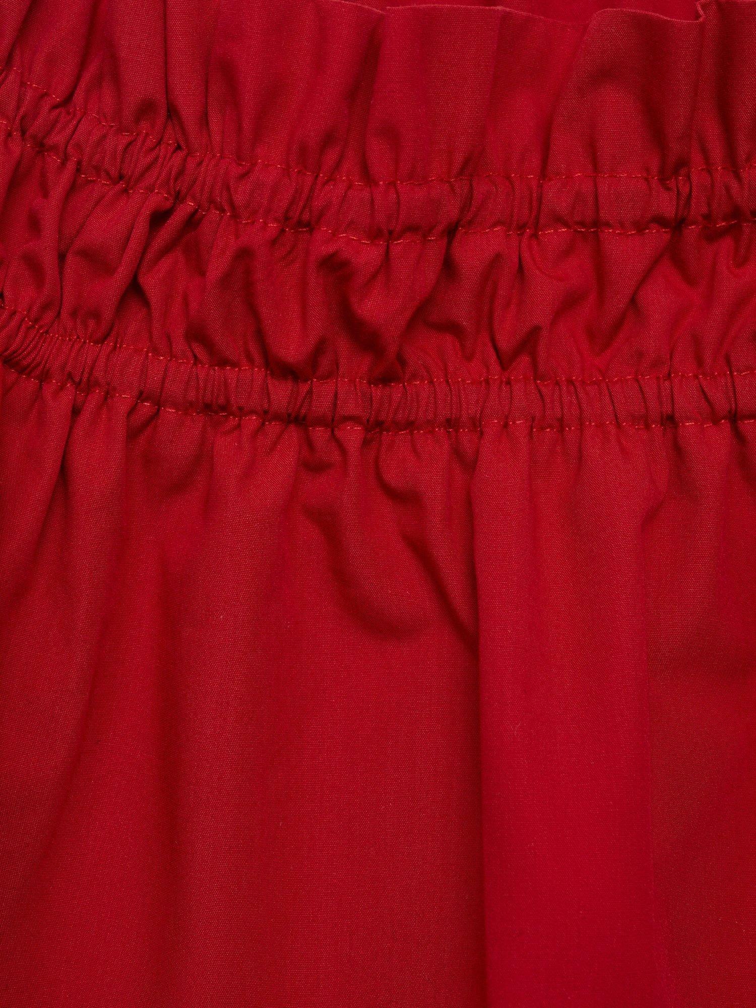 Product image 7 of 7, which shows Mango Bellini Ruffle Bandeau Top, Red, L