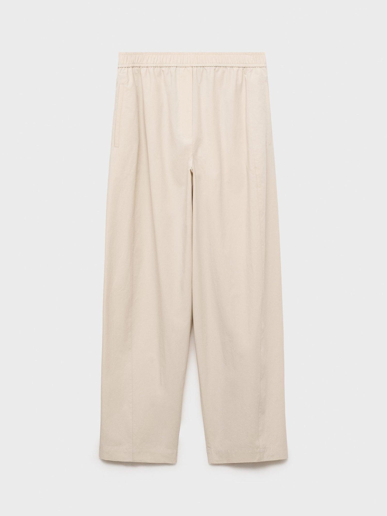 Product image 3 of 6, which shows Mango Willy Mid Rise Culottes, Beige, XXS