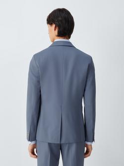 John Lewis Clean Wool Slim Fit Suit Jacket, Slate Blue - view 2, Slate Blue