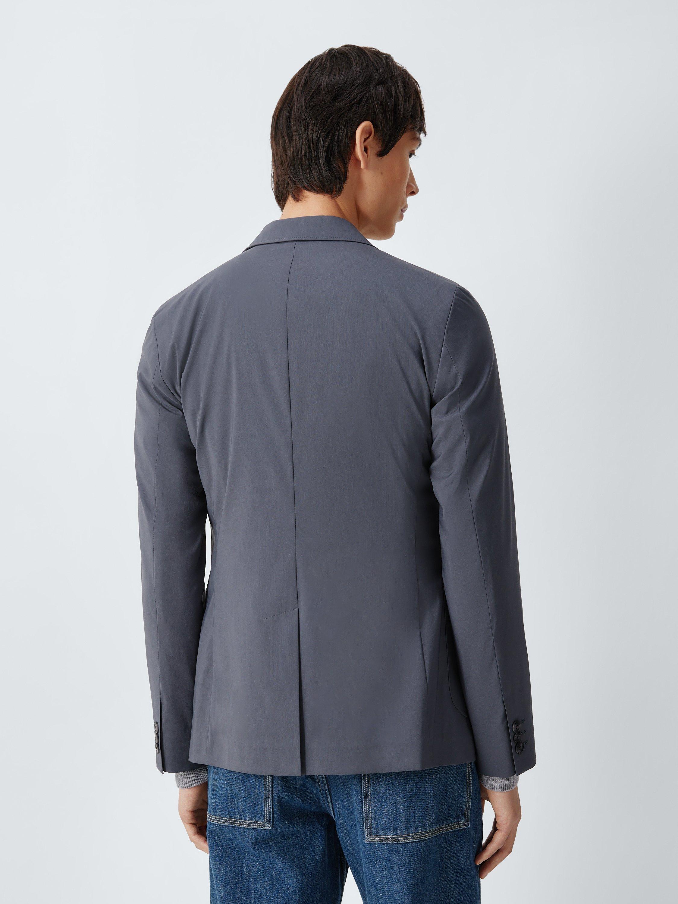 Product image 2 of 7, which shows John Lewis Tech Travel Slim Fit Blazer, Slate Grey, 38R