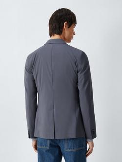 John Lewis Tech Travel Slim Fit Blazer, Slate Grey - view 2, Slate Grey