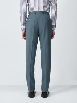 John Lewis Linen Viscose Slim Fit Suit Trousers - view 2, Blue