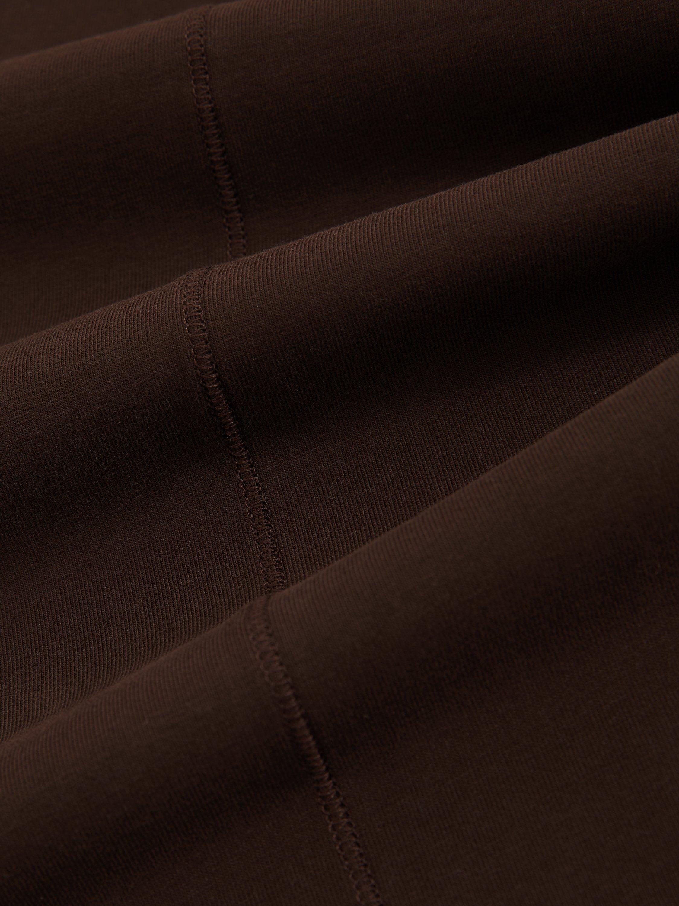 Product image 2 of 5, which shows Reiss Jolie Cotton Crew Neck T-Shirt, Mid Brown, XS