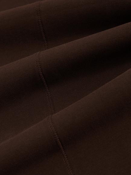 Reiss Jolie Cotton Crew Neck T-Shirt, Mid Brown - view 2, Mid Brown