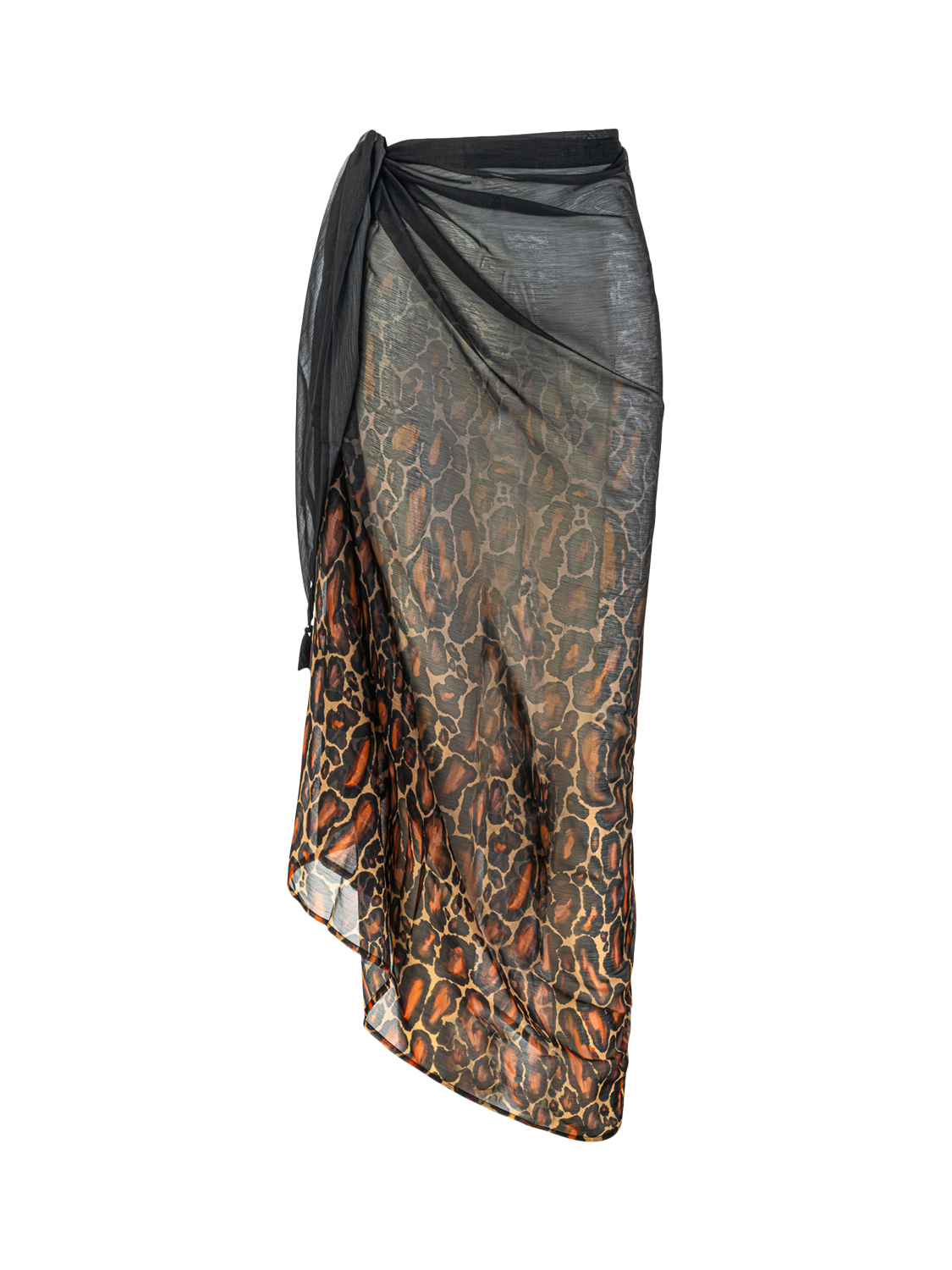 Product image 4 of 4, which shows Seaspray Serengeti Pareo, Brown, One Size