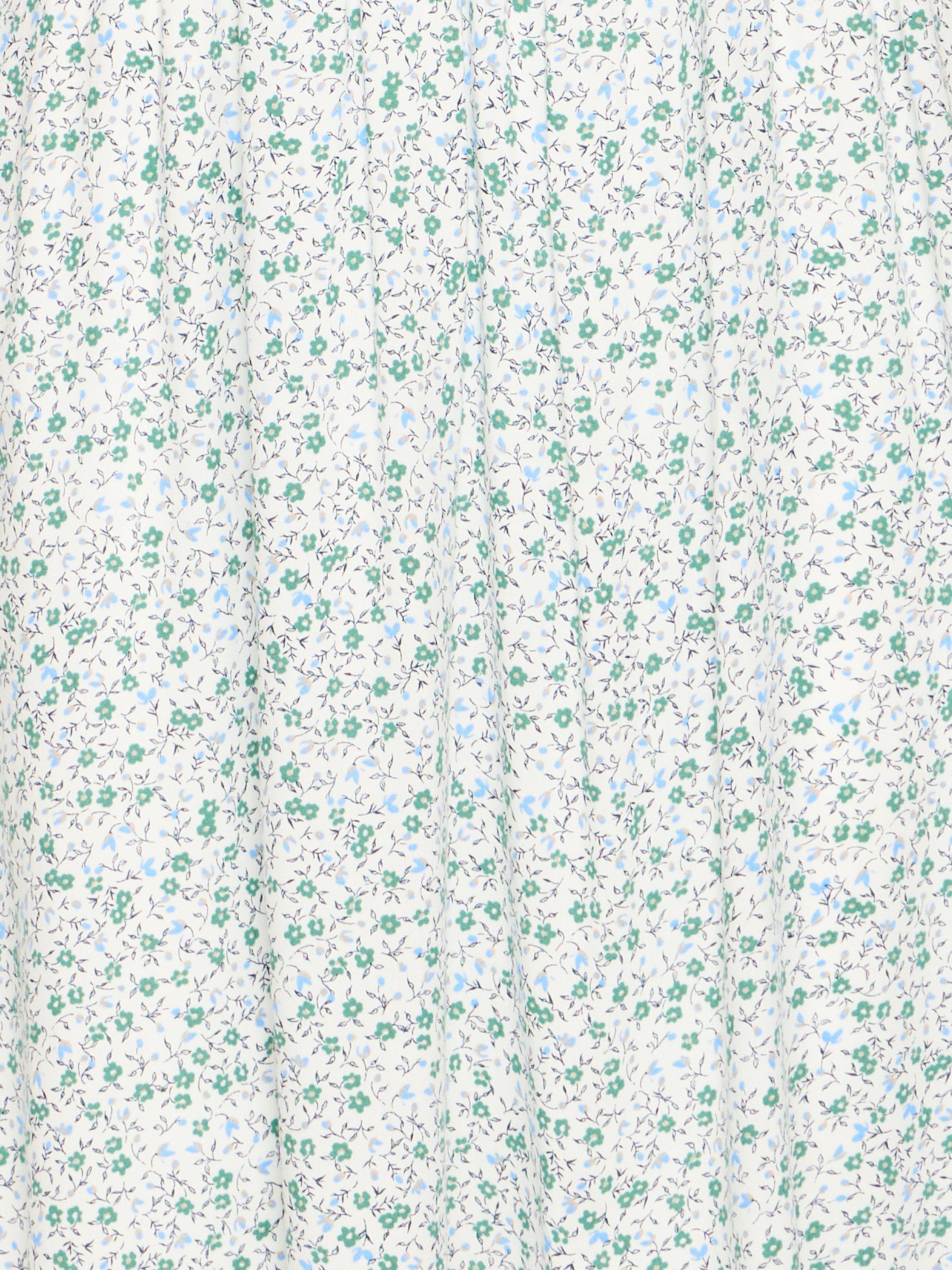 Product image 3 of 3, which shows ICHI Vera Floral Dress, Green/Multi, 8