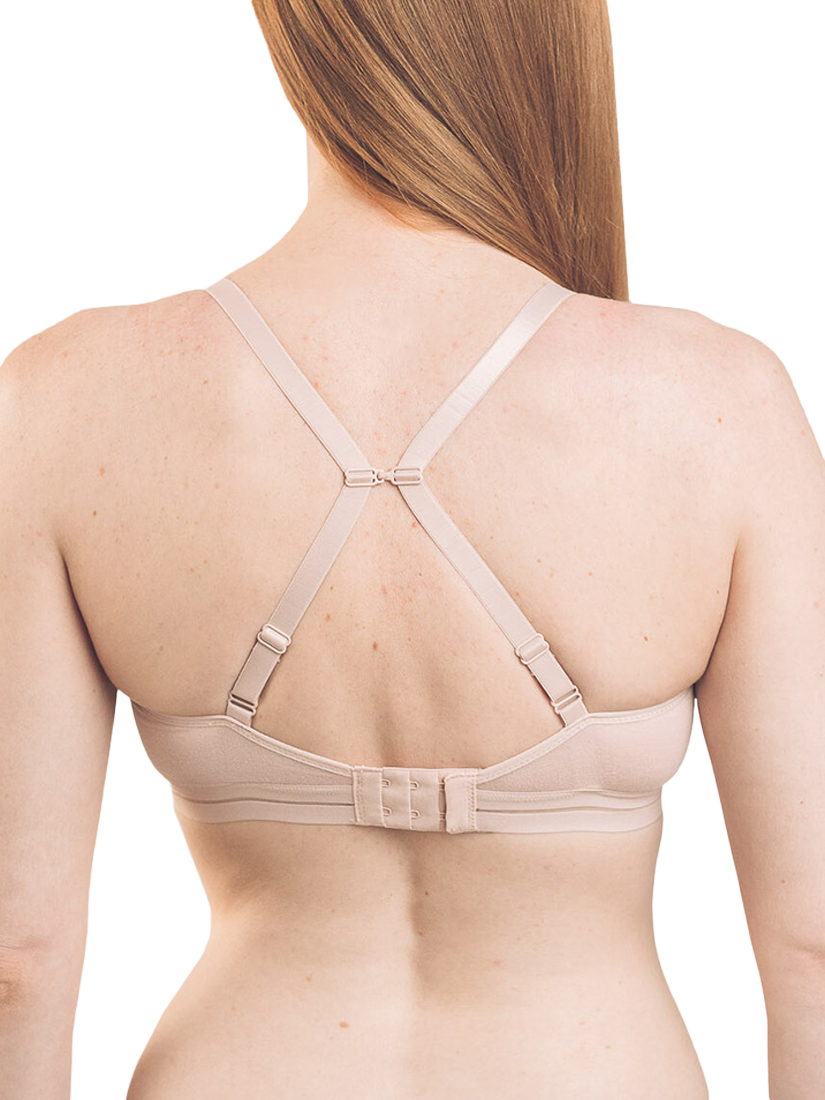 Product image 4 of 7, which shows Royce Posie T-Shirt Bra, Blush, 28A