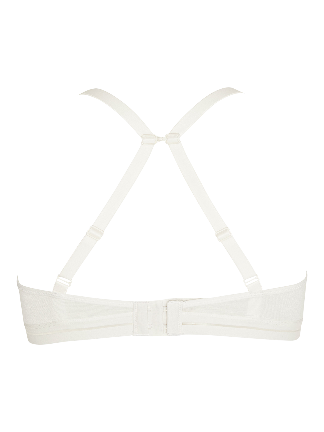 Product image 7 of 7, which shows Royce Posie T-Shirt Bra, Ivory, 28A