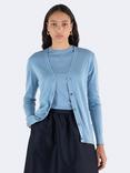 John Smedley Yasmin Cardigan, Sea Glass