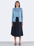 John Smedley Yasmin Cardigan, Sea Glass