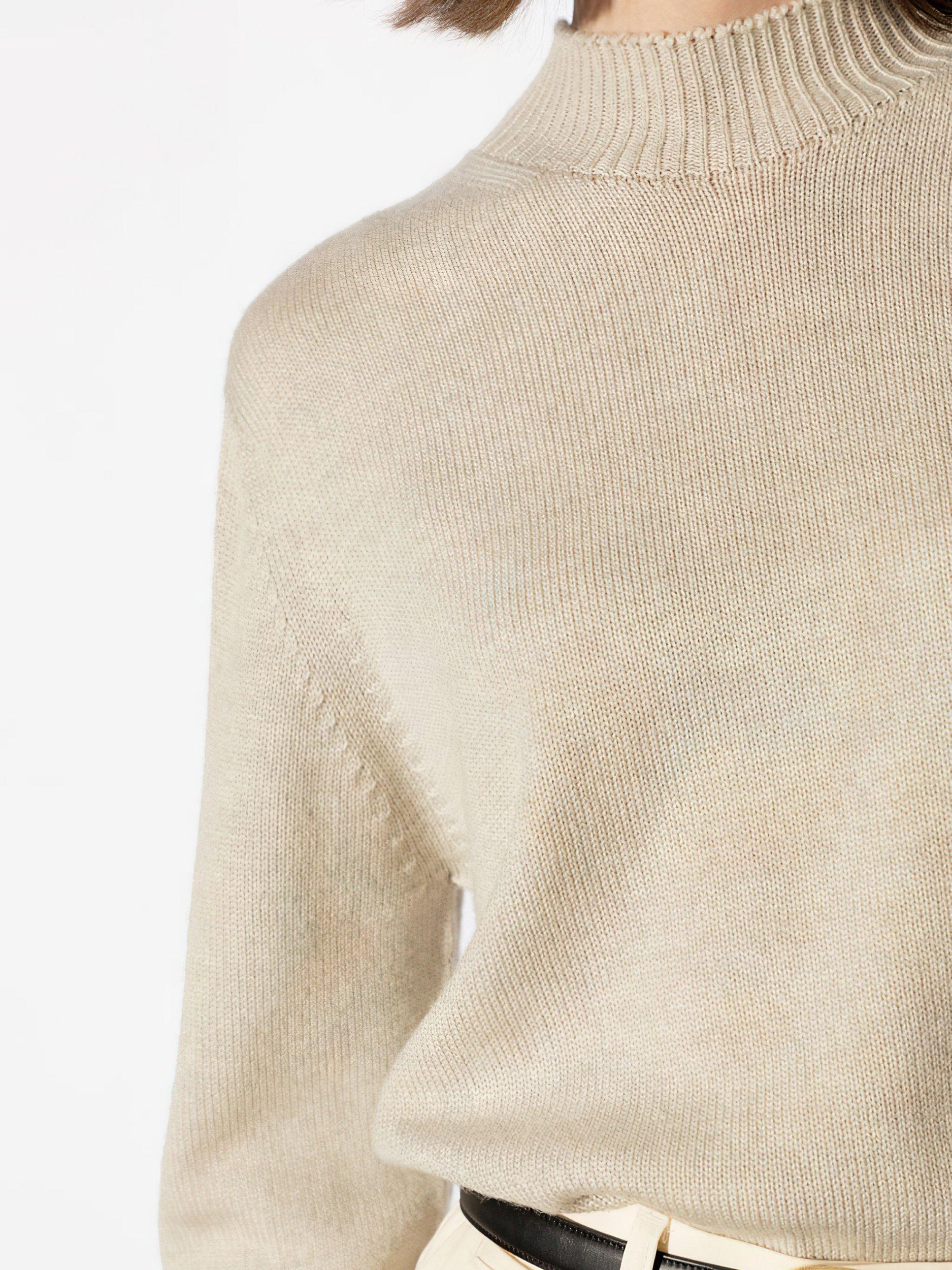 Product image 2 of 5, which shows John Smedley Alora Merino Wool Jumper, Grey, XS