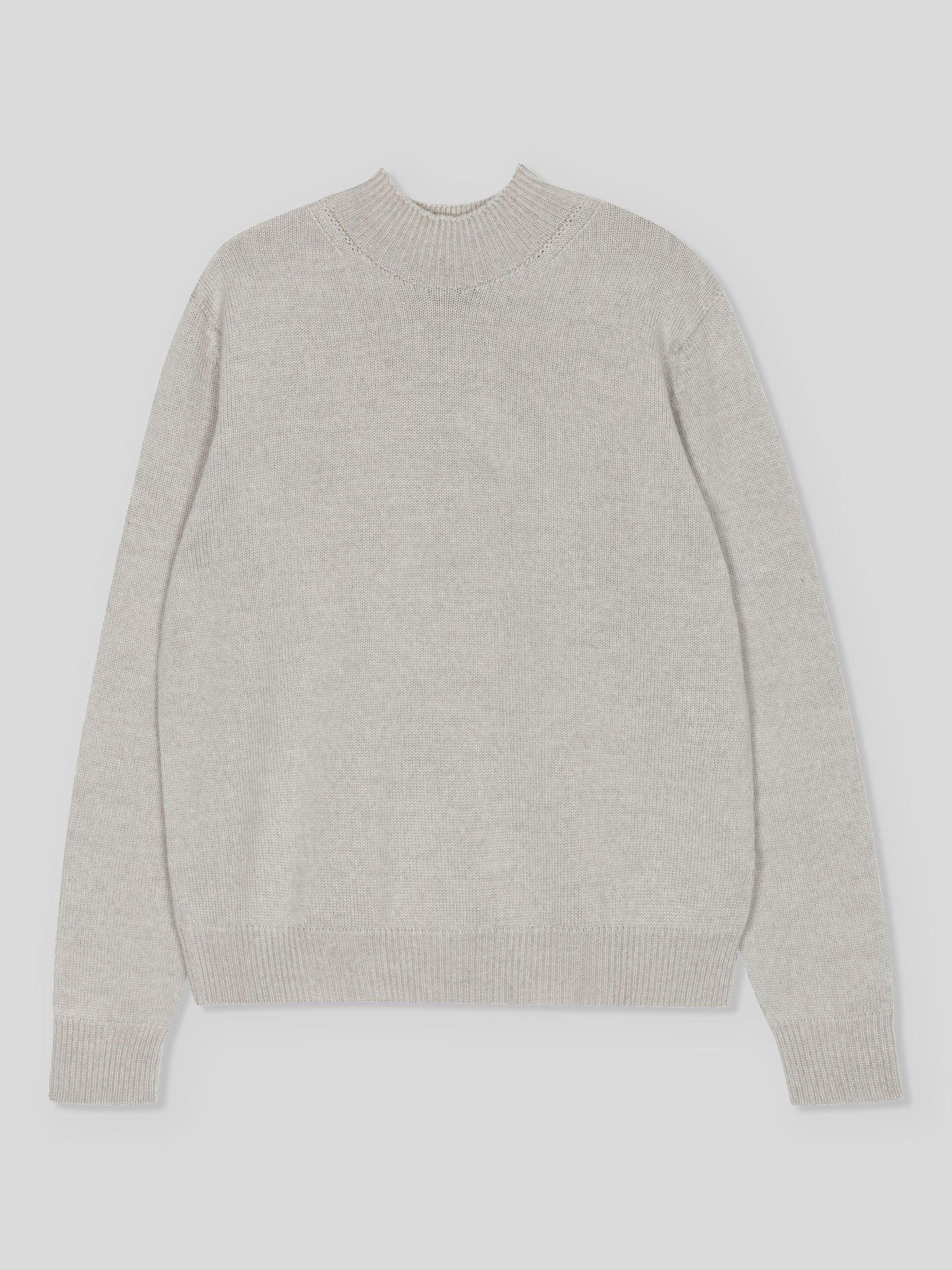 Product image 4 of 5, which shows John Smedley Alora Merino Wool Jumper, Grey, XS