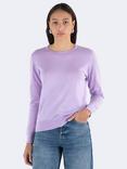 John Smedley Evonne Fint Knit Jumper, Lilac