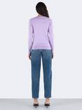 John Smedley Evonne Fint Knit Jumper, Lilac