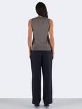 John Smedley Kerry Pure Cotton Vest Top, Beige Musk