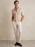 Reiss Toby Button Down Cotton Blend Shirt