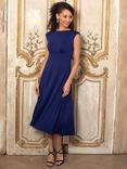 Alie Street Audrey Jersey Midi Dress, Eclipse Blue
