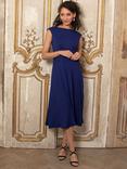 Alie Street Audrey Jersey Midi Dress, Eclipse Blue