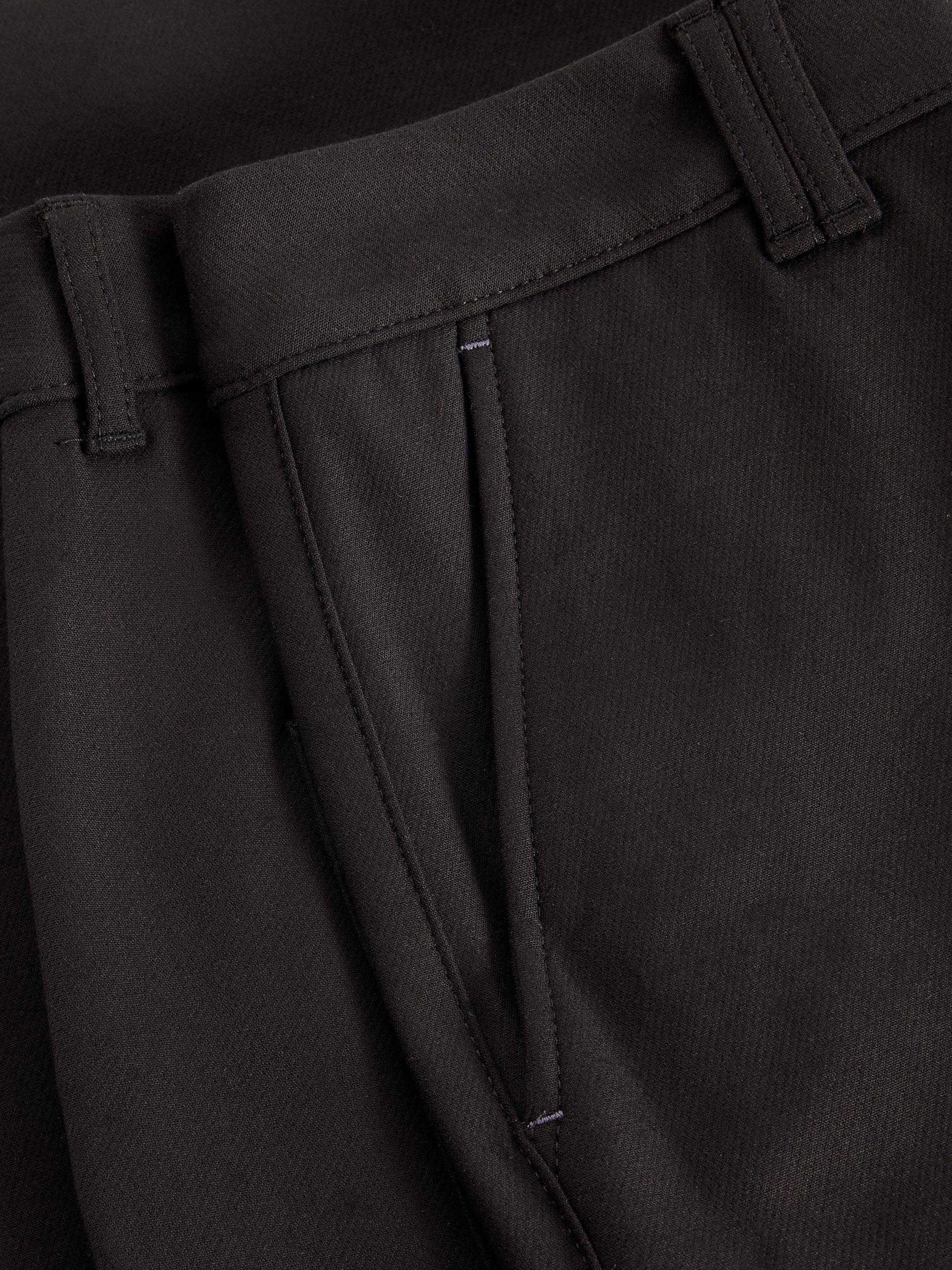 Product image 6 of 6, which shows White Stuff Belle Wide Leg Trousers, Pure Black, 14R