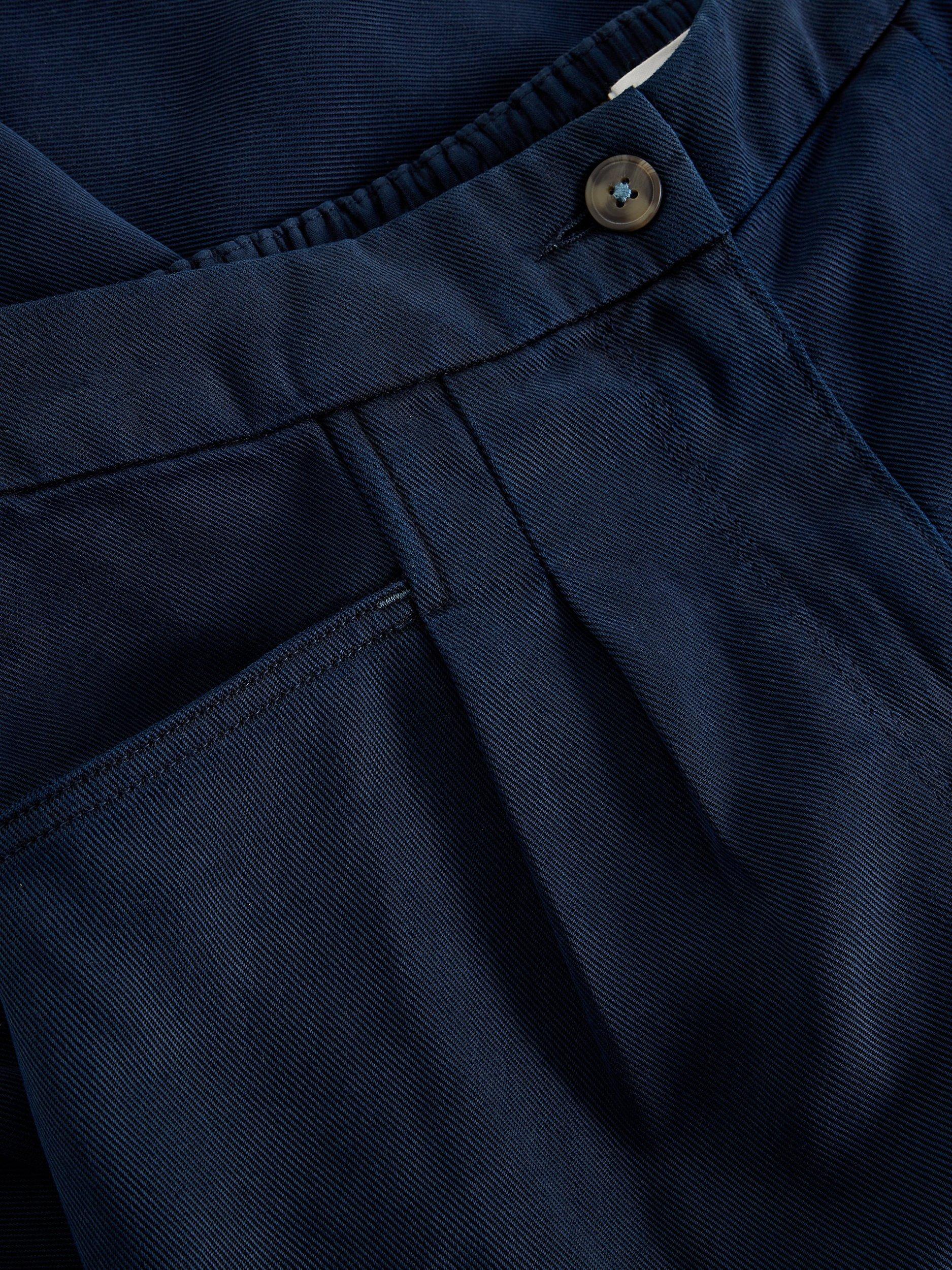 Product image 6 of 6, which shows White Stuff Rowena Pure Linen Trousers, Navy, 6