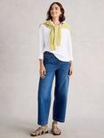White Stuff Allie Long Sleeved Cotton Shirt
