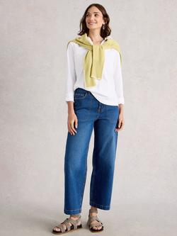 White Stuff Allie Long Sleeved Cotton Shirt, White