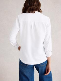 White Stuff Allie Long Sleeved Cotton Shirt - view 2, White