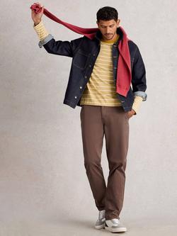 White Stuff Sutton Trousers, Dark Brown