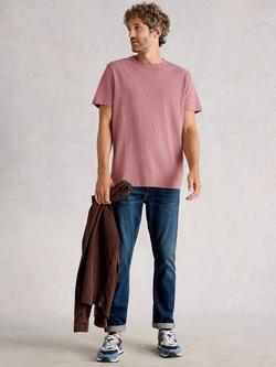 White Stuff Abersoch Cotton T-Shirt, Dusk Pink