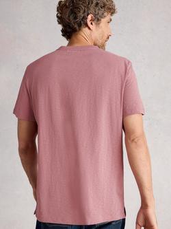White Stuff Abersoch Cotton T-Shirt - view 2, Dusk Pink