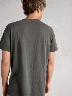 White Stuff Abersoch Cotton T-Shirt - view 2, Washed Black