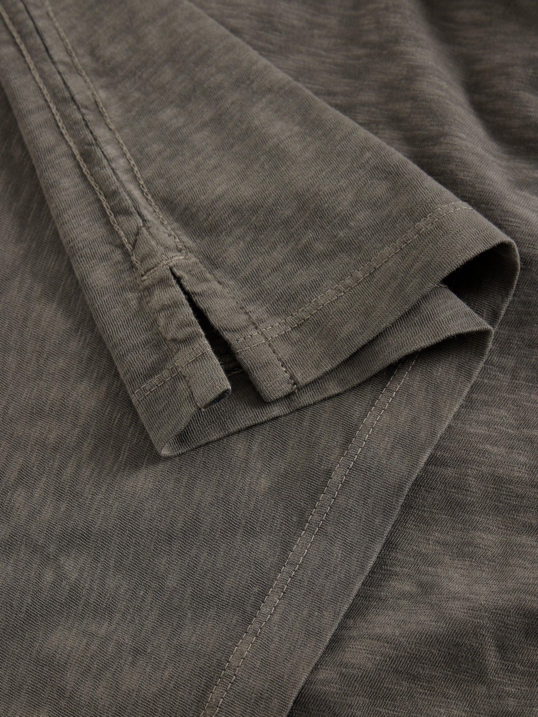 Product image 6 of 6, which shows White Stuff Abersoch Cotton T-Shirt, Washed Black, XS Reg