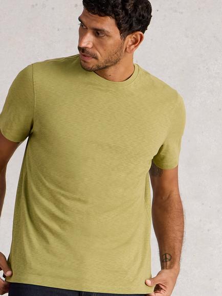 White Stuff Abersoch Tee, Mid Green, Mid Green