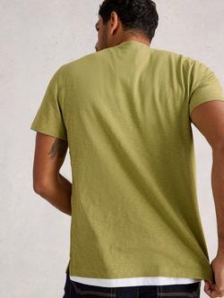 White Stuff Abersoch Tee, Mid Green - view 2, Mid Green