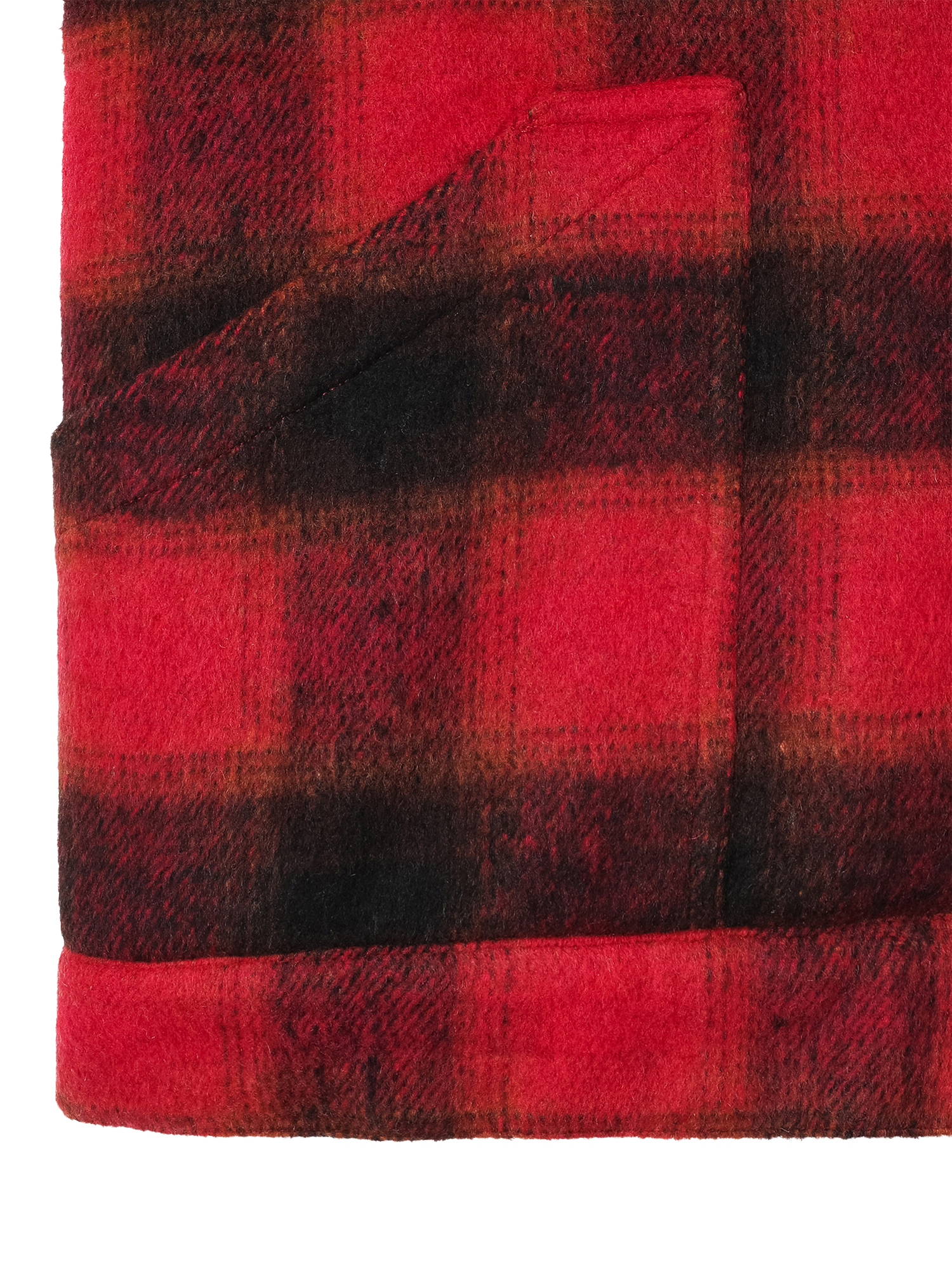 Product image 4 of 5, which shows Stan Ray Down Plaid Vest, Red, L