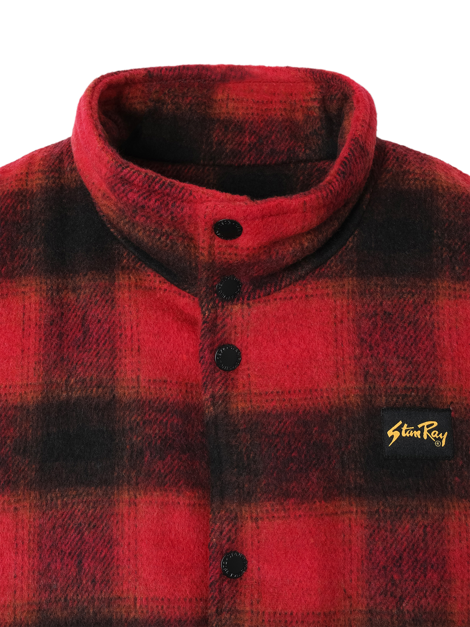 Product image 5 of 5, which shows Stan Ray Down Plaid Vest, Red, L