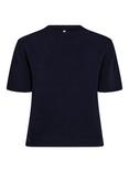 MOS MOSH Arin Organic Cotton Top, Navy Blue