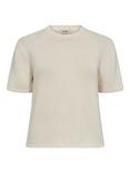 MOS MOSH Arin Pure Organic Cotton Knit T-Shirt, Ecru