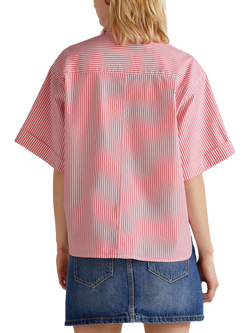 Benetton Stripe Yarn Dyed Shirt - view 2, Pink/Multi